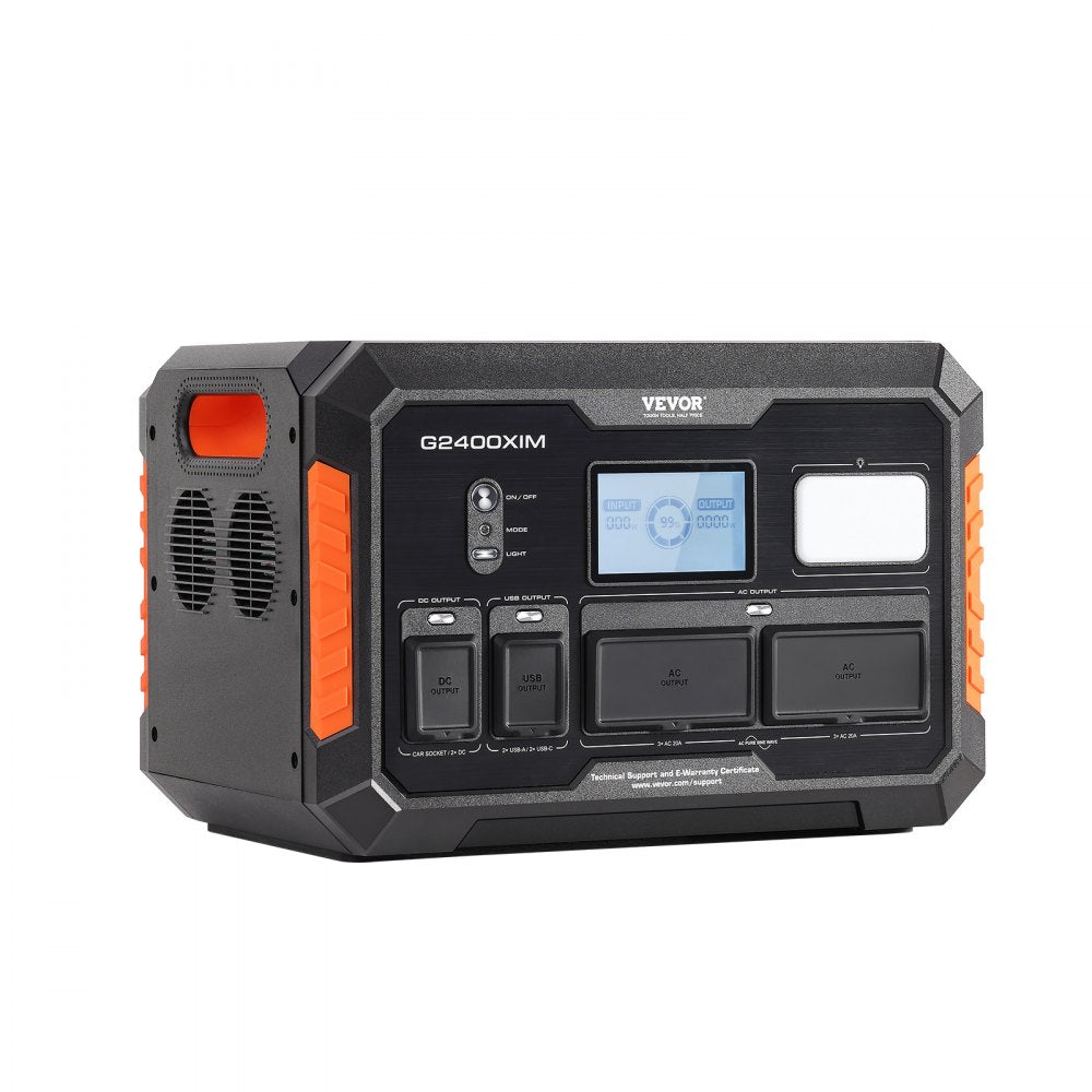 H2400IM - 1843Wh VEVOR Portable Power Station for Outdoor Adventures