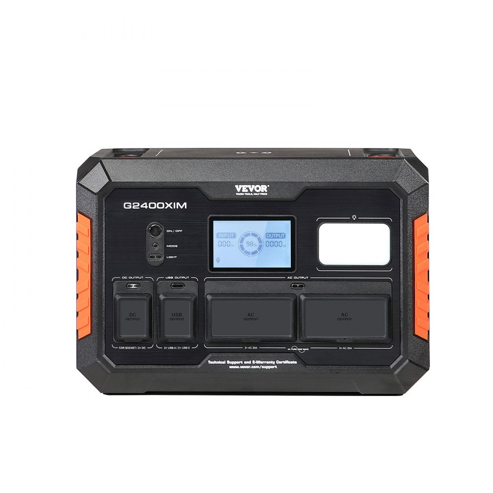 H2400IM - 1843Wh VEVOR Portable Power Station for Outdoor Adventures