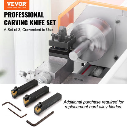 5830 - Durable 40Cr Steel Lathe Tool Holder Set for Precision Tasks