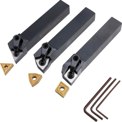 5830 - Durable 40Cr Steel Lathe Tool Holder Set for Precision Tasks
