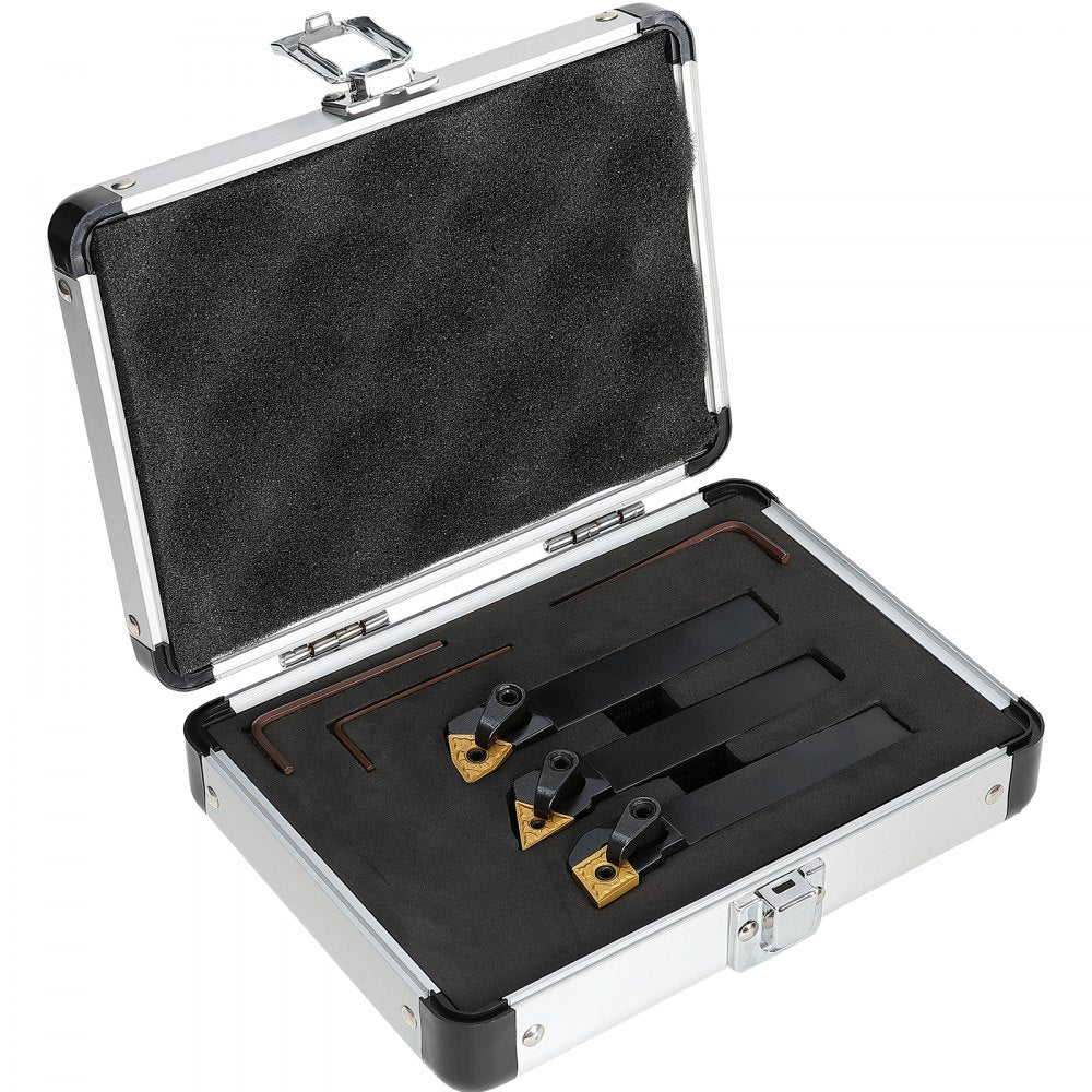 5830 - Durable 40Cr Steel Lathe Tool Holder Set for Precision Tasks