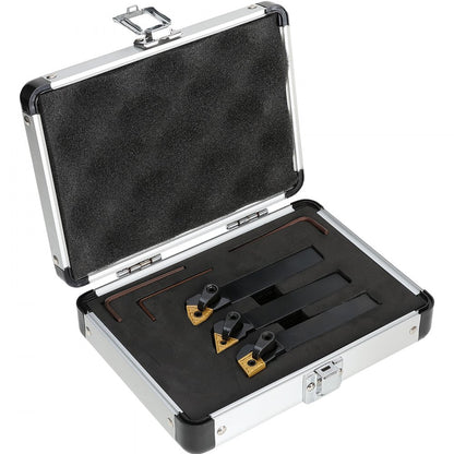 5830 - Durable 40Cr Steel Lathe Tool Holder Set for Precision Tasks