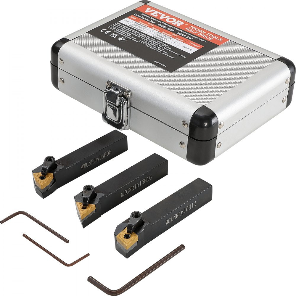 5830 - Durable 40Cr Steel Lathe Tool Holder Set for Precision Tasks