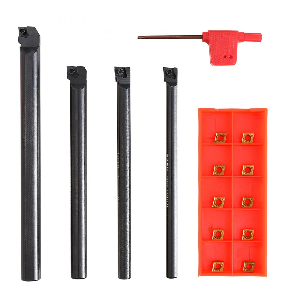 1440 - VEVOR 4-Piece Lathe Tool Set with 7.17" Length & Storage Box