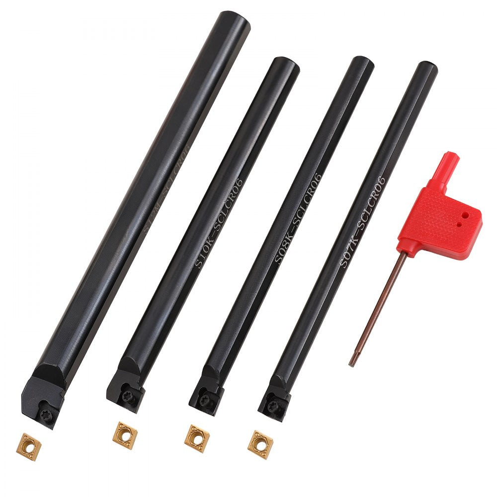 1440 - VEVOR 4-Piece Lathe Tool Set with 7.17" Length & Storage Box