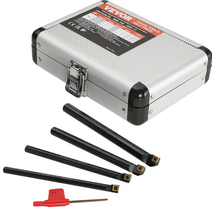 1440 - VEVOR 4-Piece Lathe Tool Set with 7.17" Length & Storage Box