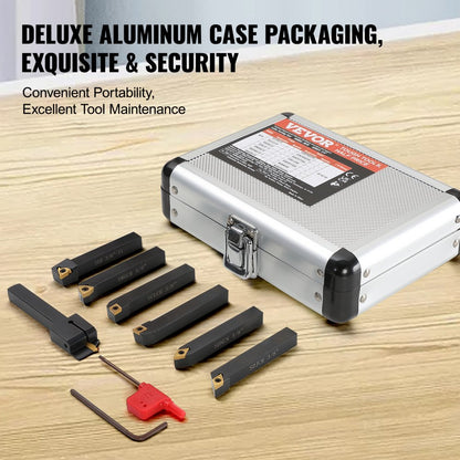 3870 - 7-Piece Lathe Tool Holder Set for Precision Cutting