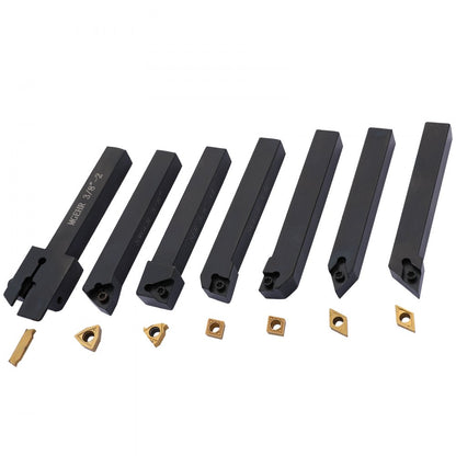 3870 - 7-Piece Lathe Tool Holder Set for Precision Cutting
