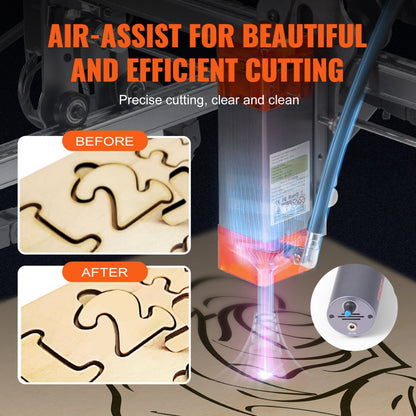 A7 - 10W VEVOR Laser Engraver, 15.7" x 15.7", Easy Setup