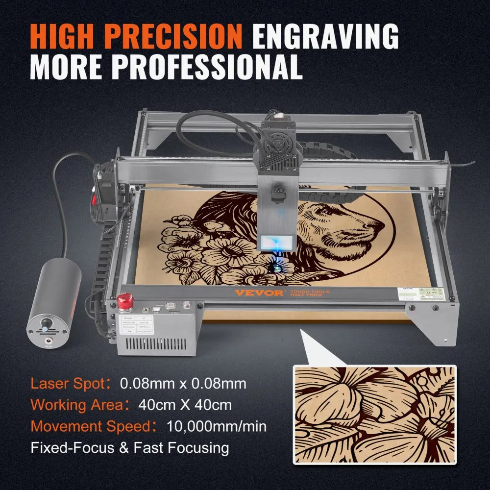 G3 - Beginner-Friendly 20W Laser Engraver, 15.7" x 15.7"