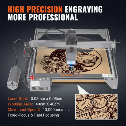 G3 - Beginner-Friendly 20W Laser Engraver, 15.7" x 15.7"
