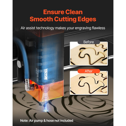 A7 - 5W Laser Engraver, 380 x 400 mm, Easy Assembly