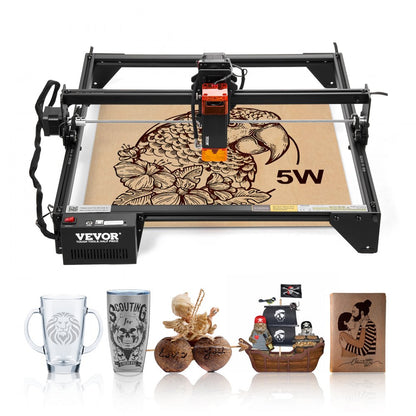 A7 - 5W Laser Engraver, 380 x 400 mm, Easy Assembly