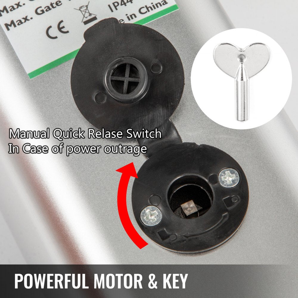 010814047198 - VEVOR Electric Swing Gate Opener with Auto Close Feature