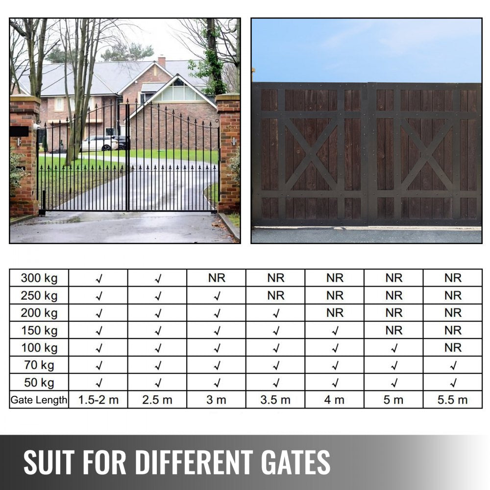 010139867381 - 18ft Dual Swing Gate Opener with Remote Control