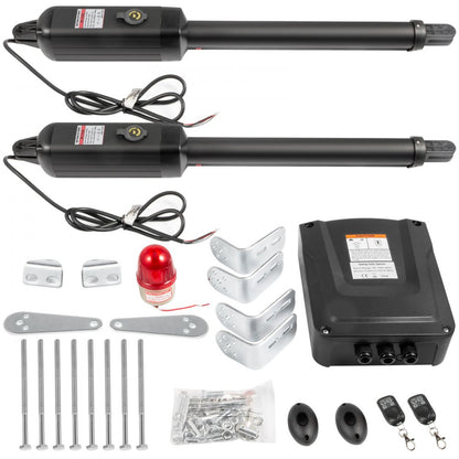 010821270192 - VEVOR Dual Swing Gate Opener Kit with Remote Control