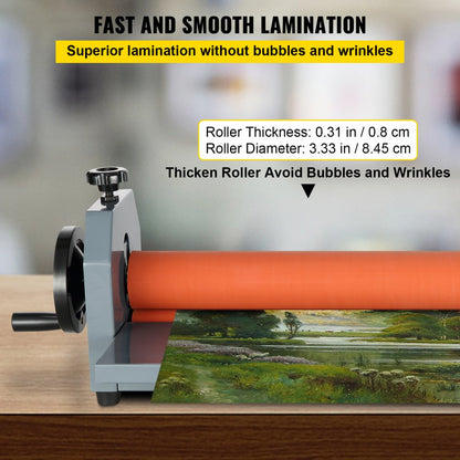 LBS1300 - 51 Inch Cold Laminator with Adjustable Thickness Up to 0.7 Inches