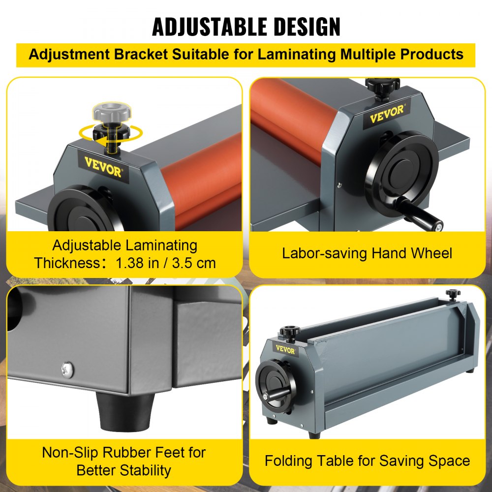 LBS650 - 25 Inch VEVOR Cold Roll Laminator for Document Protection