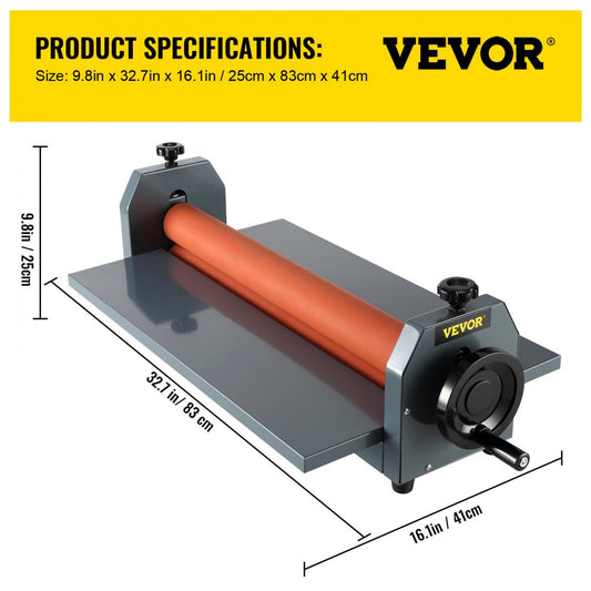 LBS650 - 25 Inch VEVOR Cold Roll Laminator for Document Protection