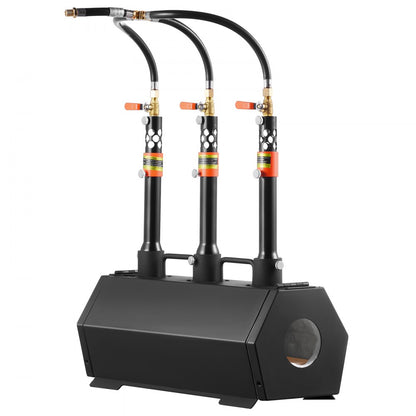 JHLJS03AF - 3-Burner Propane Forge for Metal Crafting, Durable Steel Construction