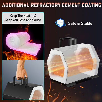 JHLJD01A - Portable Propane Forge, Reaches 2600°F in 3 Min