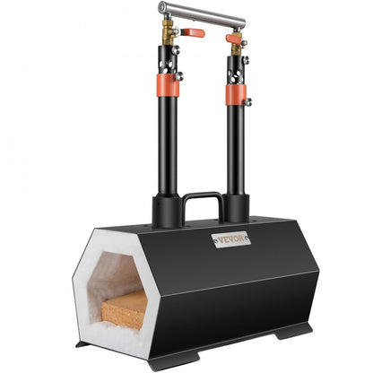 JHLJS02A - Portable Double Burner Propane Forge for Metalworking