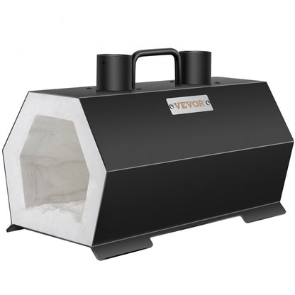 JHLJS02A - Portable Double Burner Propane Forge for Metalworking
