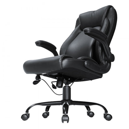 GF-82727H - High Back PU Leather Office Chair with Adjustable Lumbar Support