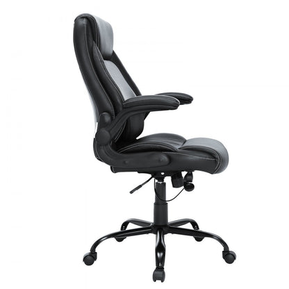 GF-82727H - High Back PU Leather Office Chair with Adjustable Lumbar Support
