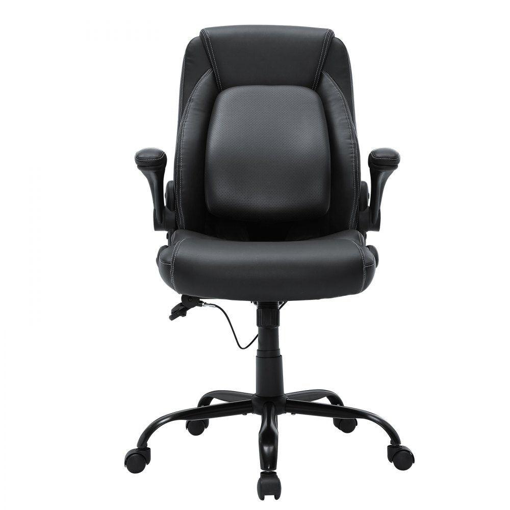 GF-82727H - High Back PU Leather Office Chair with Adjustable Lumbar Support