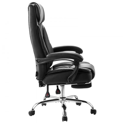 HC-2852 - Comfortable Ergonomic Office Chair with Recline & Footrest, 300lbs