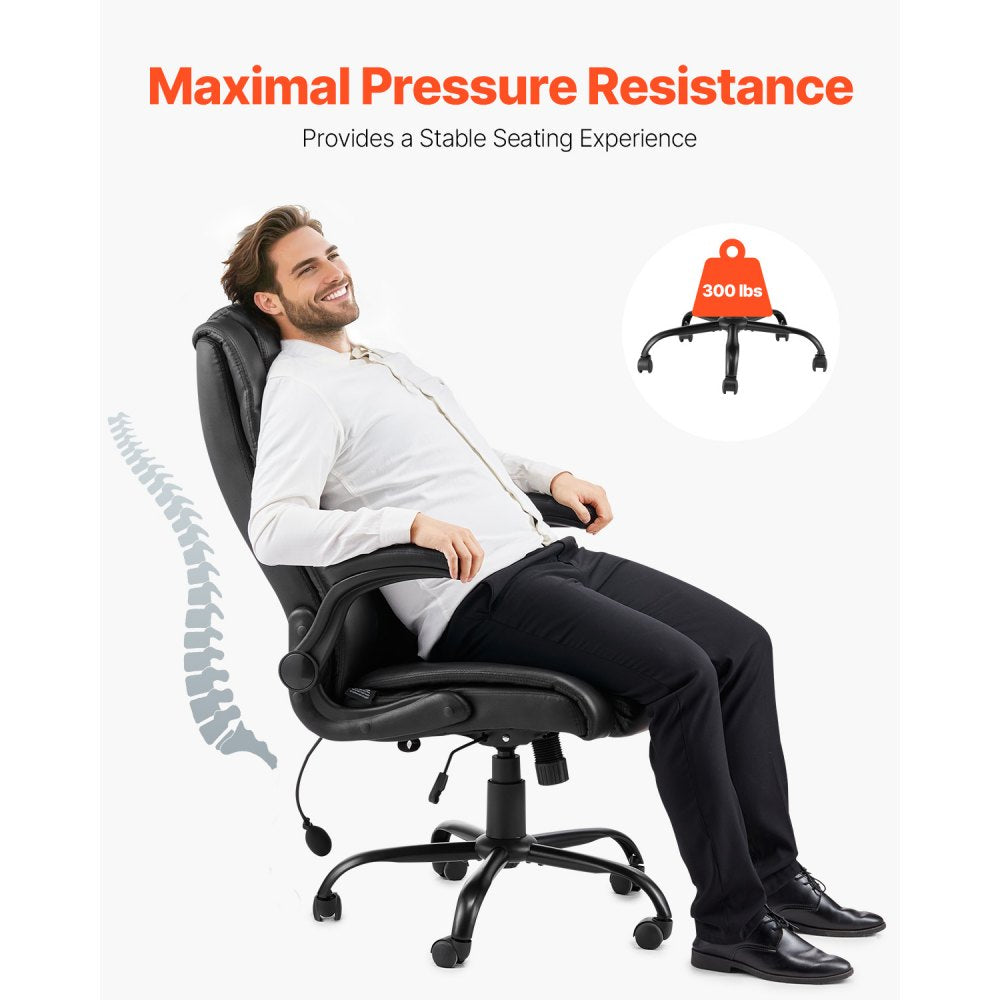 HC-2811-1 - Ergonomic Executive Office Chair with Lumbar Support and 360° Movement