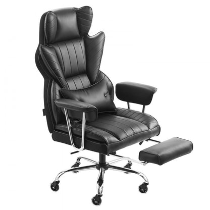 GF-82724H - Heavy-Duty Executive Chair with Adjustable Footrest and Lumbar Support