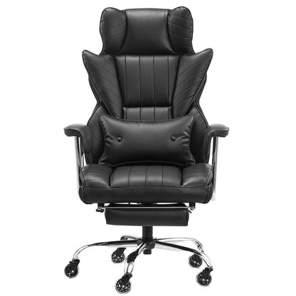 GF-82724H - Heavy-Duty Executive Chair with Adjustable Footrest and Lumbar Support
