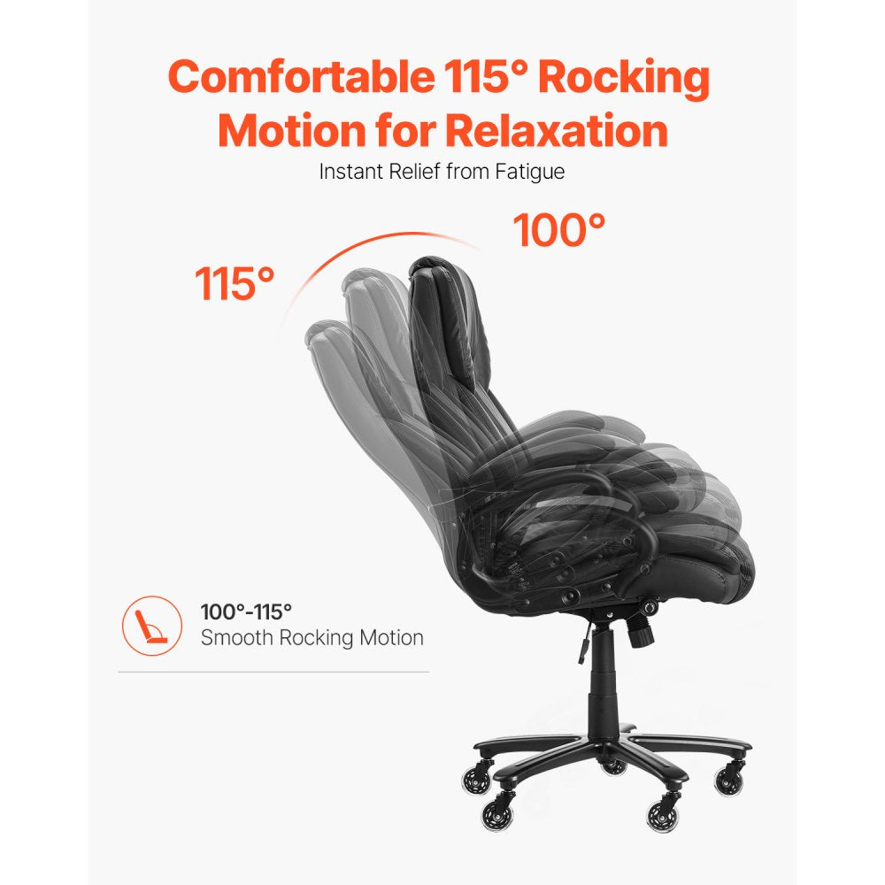 HC-2851 - Durable Office Chair with Lumbar Support, 500lbs Capacity