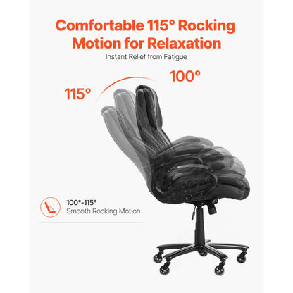 HC-2851 - Durable Office Chair with Lumbar Support, 500lbs Capacity