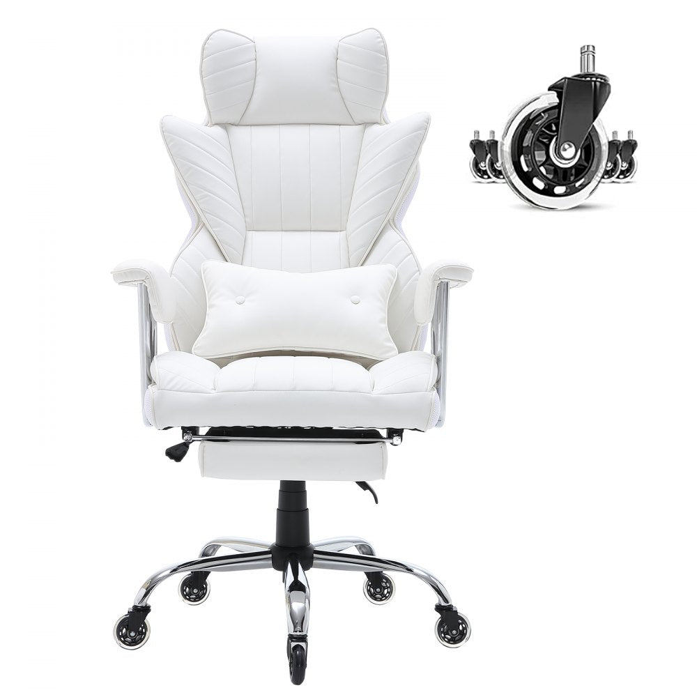 GF-82724H - Comfortable Reclining Office Chair with Footrest, 350 lbs Capacity
