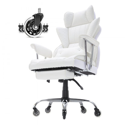 GF-82724H - Comfortable Reclining Office Chair with Footrest, 350 lbs Capacity