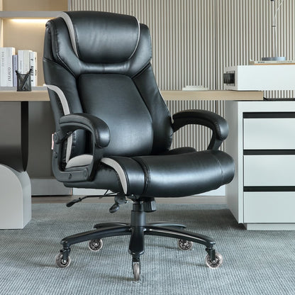 GF-82722H - Durable 400lbs Heavy-Duty Executive Office Chair with Metal Base