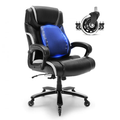 GF-82722H - Durable 400lbs Heavy-Duty Executive Office Chair with Metal Base