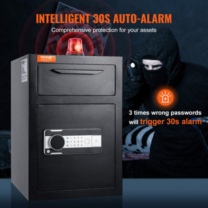SS-515 - 20" Secure Depository Safe with Drop Slot & 2.5C Capacity