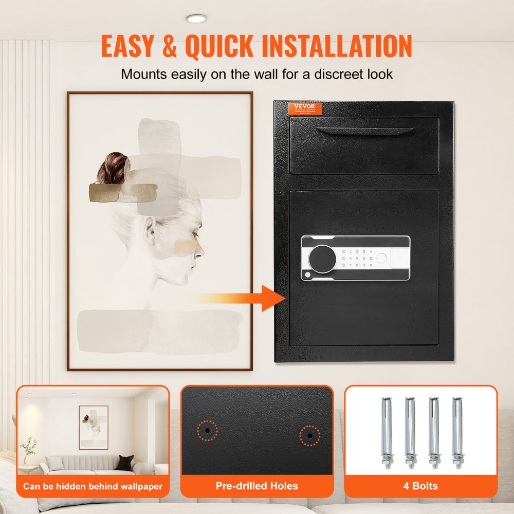 SS-515 - 20" Secure Depository Safe with Drop Slot & 2.5C Capacity