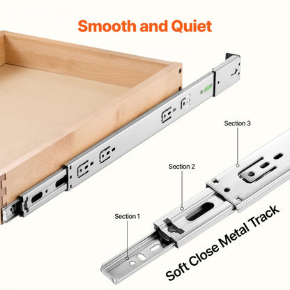 SKU-1 - 14"x21" Birch Wood Pull-Out Organizer with Soft Close Mechanism
