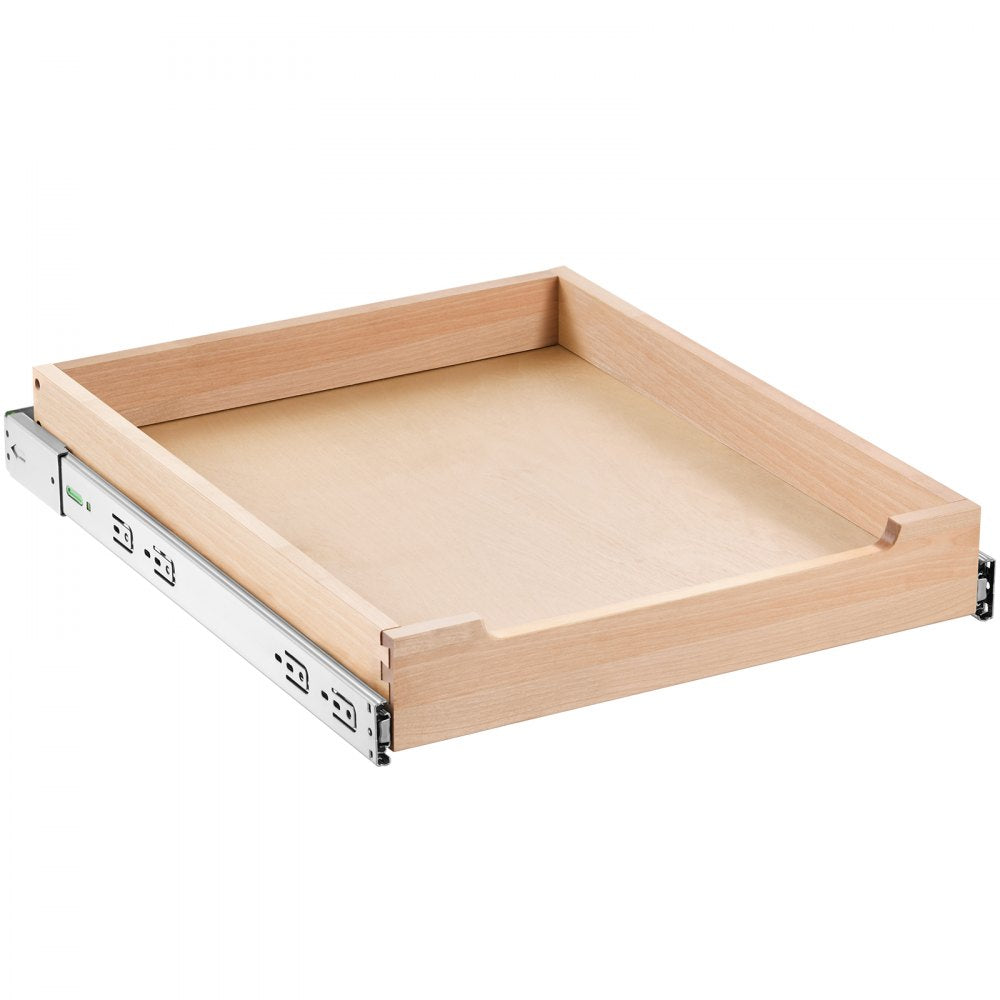 SKU-2 - Birch Wood Pull-Out Organizer 17x21 Inch for Smart Storage