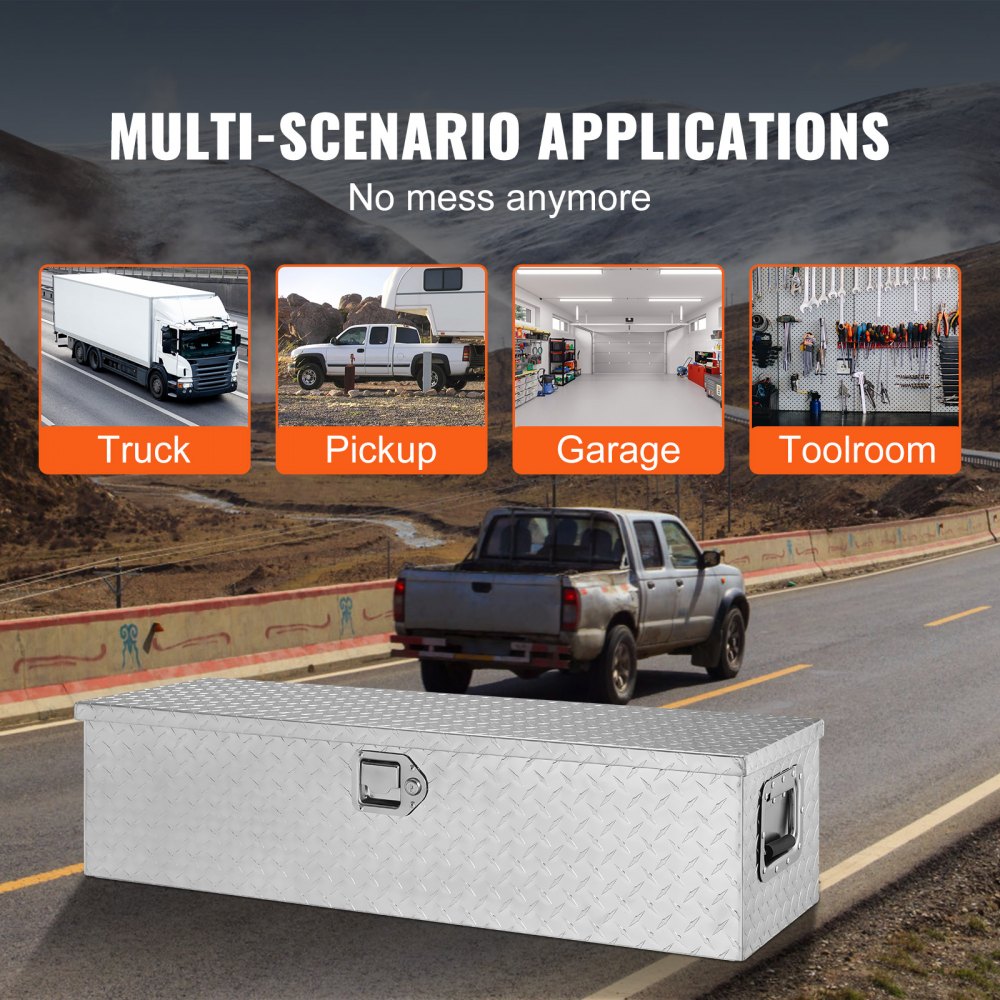 JL-TB19-2 - Heavy-Duty Waterproof Aluminum Tool Box with Secure Locking Mechanism