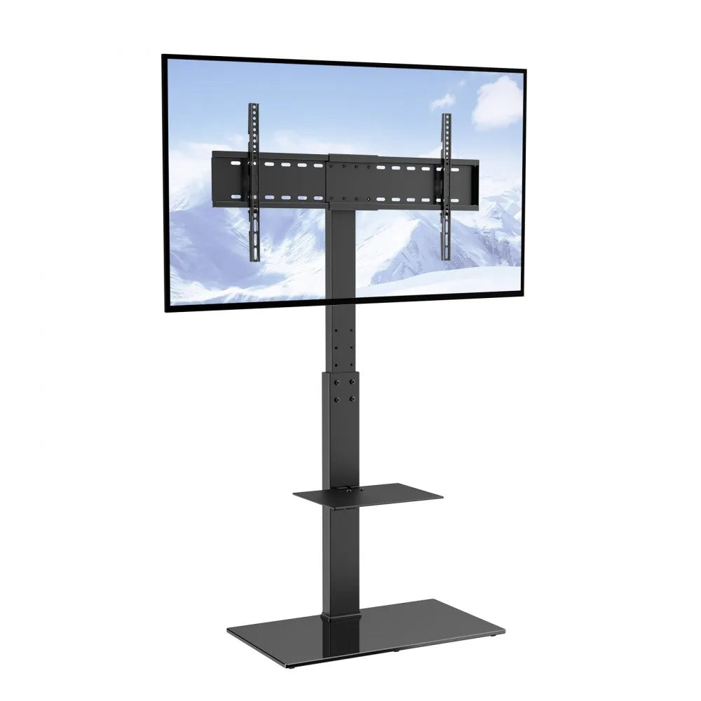 010657729868 - Adjustable Swivel TV Stand for 32-85 Inch Screens, 53-55" Height
