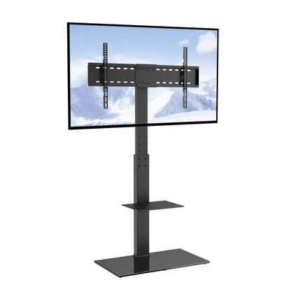 010657729868 - Adjustable Swivel TV Stand for 32-85 Inch Screens, 53-55" Height