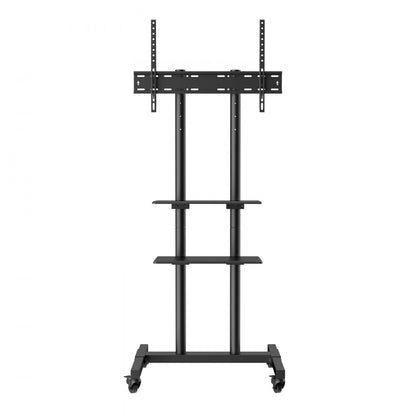 010274765088 - Adjustable Mobile TV Stand for 32-70 Inch Screens, 60-67 Inch Height