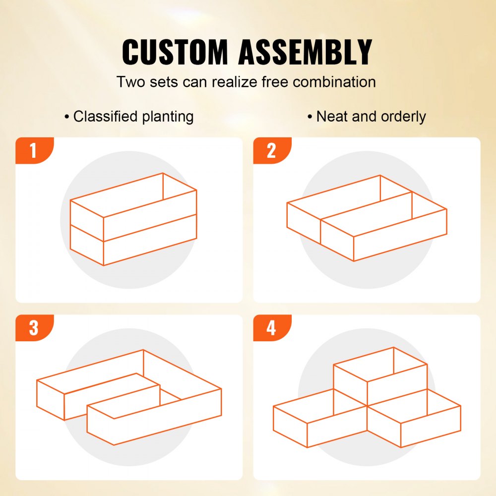010617935057 - Premium Fir Wooden Raised Garden Bed 94.5x23.6" with Tools