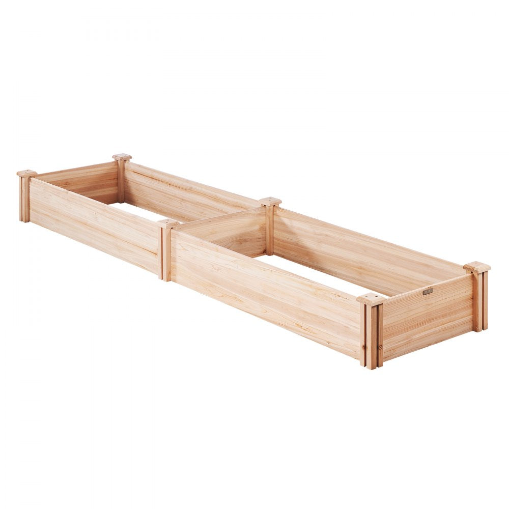 010617935057 - Premium Fir Wooden Raised Garden Bed 94.5x23.6" with Tools
